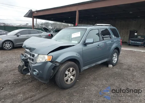 2010 Ford Escape Limited z USA, uszkodzony, nr VIN 1FMCU9E75AKD04597